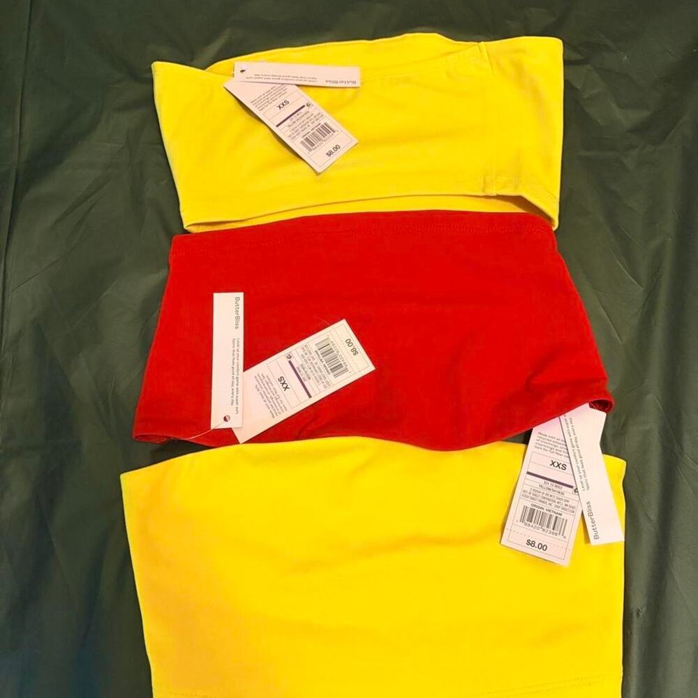 Women's Tube Top Bundle, XXS